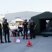 Simulacro en el puerto de Castellón