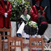 Imposición bandas reina infantil y corte de honor