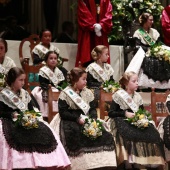 Imposición bandas reina infantil y corte de honor