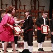 Imposición bandas reina infantil y corte de honor