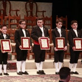 Imposición bandas reina infantil y corte de honor