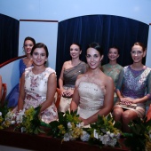 Imposición bandas reina infantil y corte de honor