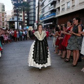 Imposición bandas reina infantil y corte de honor