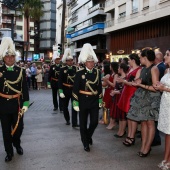 Imposición bandas reina infantil y corte de honor