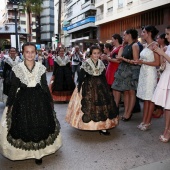 Imposición bandas reina infantil y corte de honor