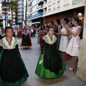 Imposición bandas reina infantil y corte de honor