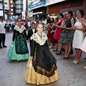 Imposición bandas reina infantil y corte de honor