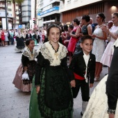 Imposición bandas reina infantil y corte de honor