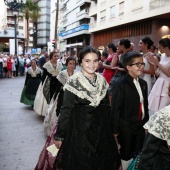 Imposición bandas reina infantil y corte de honor