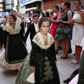 Imposición bandas reina infantil y corte de honor