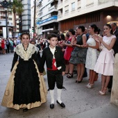 Imposición bandas reina infantil y corte de honor