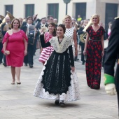 Imposición bandas reina infantil y corte de honor