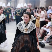 Imposición bandas reina infantil y corte de honor