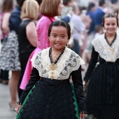 Imposición bandas reina infantil y corte de honor