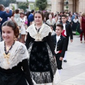 Imposición bandas reina infantil y corte de honor