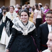 Imposición bandas reina infantil y corte de honor