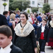 Imposición bandas reina infantil y corte de honor