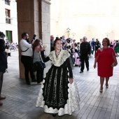 Imposición bandas reina infantil y corte de honor