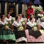 Imposición bandas a la reina de las fiestas y corte de honor