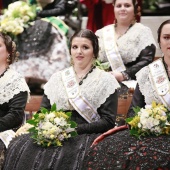 Imposición bandas a la reina de las fiestas y corte de honor