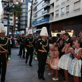 Imposición bandas a la reina de las fiestas y corte de honor