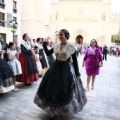 Imposición bandas a la reina de las fiestas y corte de honor