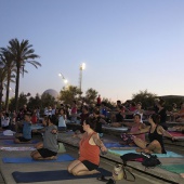 Yoga en la playa, Castellón