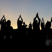 Yoga en la playa, Castellón