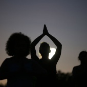 Yoga en la playa, Castellón