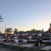 Yoga en la playa, Castellón