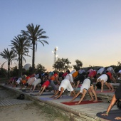 Yoga en la playa, Castellón