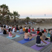 Yoga en la playa, Castellón