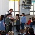 El mago Yunke en el colegio Herrero