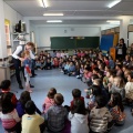 El mago Yunke en el colegio Herrero