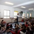 El mago Yunke en el colegio Herrero