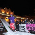 snowboard en la plaza mayor