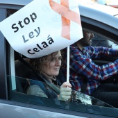 Manifestación en contra de la ley Celaá