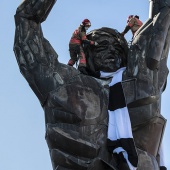 Tombatossals homenaje al centenario del CD Castellón