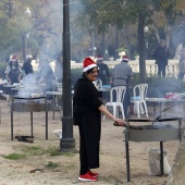 Concurso ide paella con pelotas de Navidad