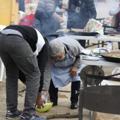 Concurso ide paella con pelotas de Navidad