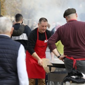 Concurso ide paella con pelotas de Navidad