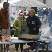 Concurso ide paella con pelotas de Navidad