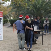 Concurso ide paella con pelotas de Navidad