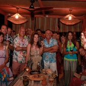 Fiesta hawaiana y rock party
