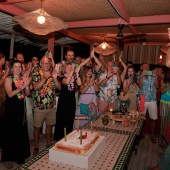Fiesta hawaiana y rock party