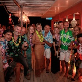 Fiesta hawaiana y rock party