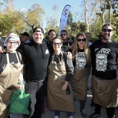 Concurso paella con pelotas de Navidad