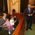 Entrega de medallitas