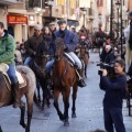 Tradicional procesión cívica en honor de Sant Antoni