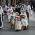 Castellón, ofrenda de flores, Magdalena 2012